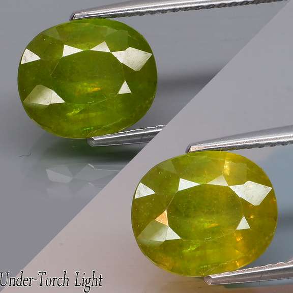 Enchanting 3.90 carat untreated Russian Sphene