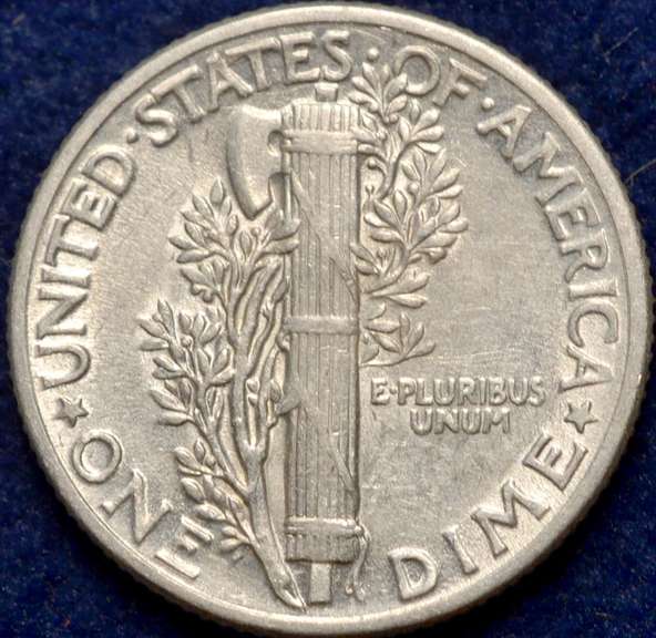 1941 Mercury Dime BU