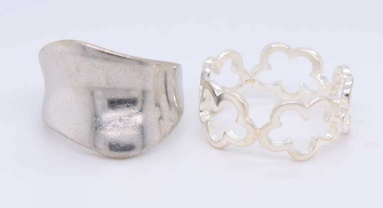 Group Lot of 4 Vintage 925 Sterling Silver Rings