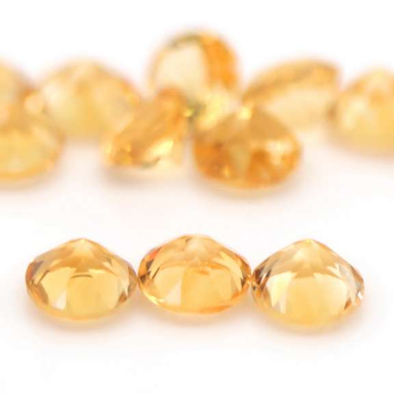 Ravishing 15.32ct top golden eye clean Citrine set