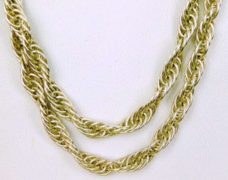 36 Inch Italian Milor Rope Chain