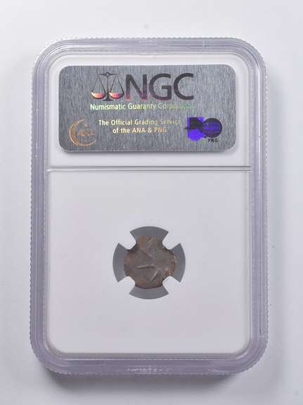 103-76 BC Widows Mite Judaea AE Prutah Alex. Jannaeus NGC Ancients