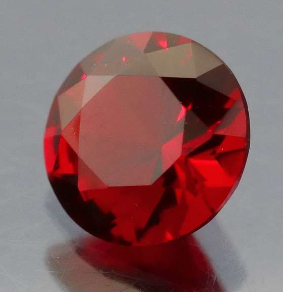Stunning cherry red 1.43ct created Ruby solitaire