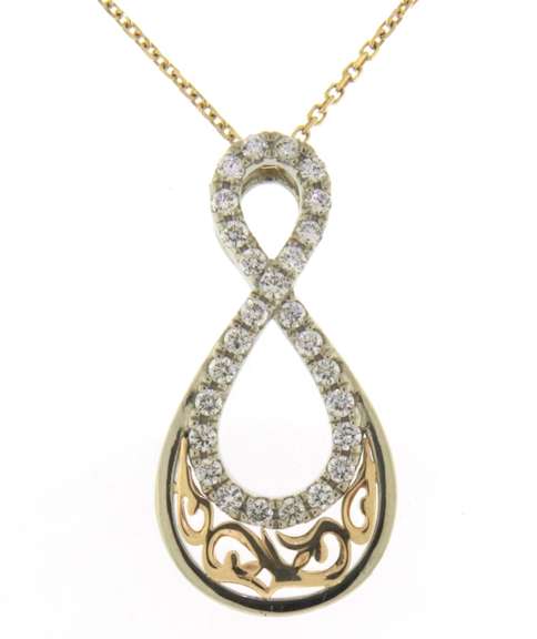 Favorite Infinity Diamond Pendant on Chain