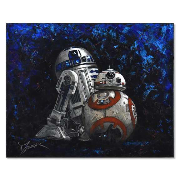 R2D2 and BB8 by Mezak Original