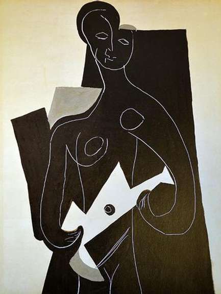 Pablo Picasso, Woman With Guitar