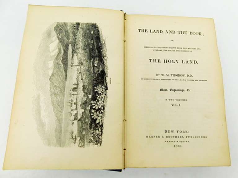1860 The Holy Land, 2 Volumes