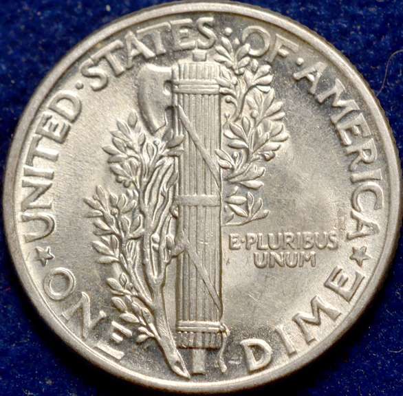 1942 Mercury Dime BU