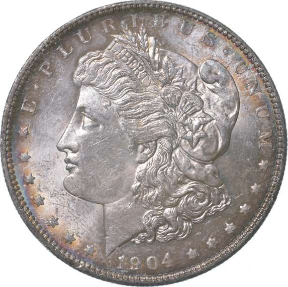 1904-O Morgan Silver Dollar Beautiful Tone
