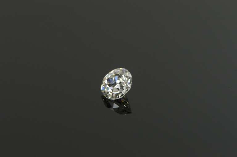 GIA 0.58 Ct Old European Cut J Color, VS1 Clarity Diamond