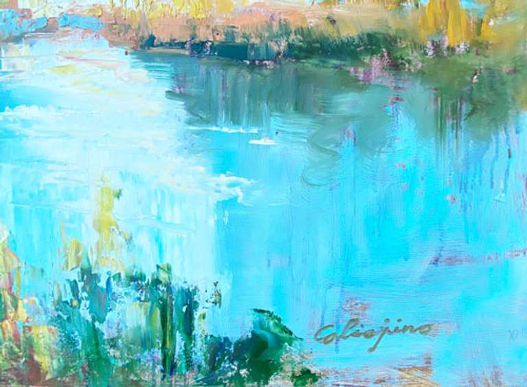 UNUQUE BEAUTIFUL PAINTING ON CANVAS