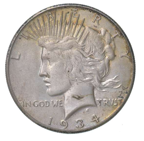 1934-S Peace Silver Dollar