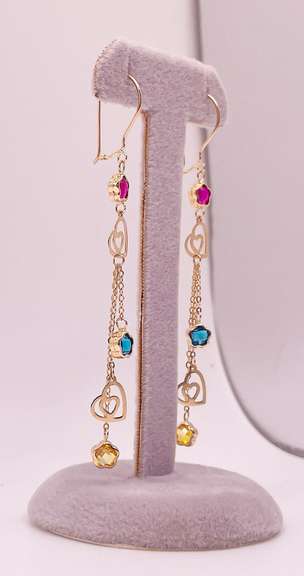 14kt Solid Yellow Gold Earrings