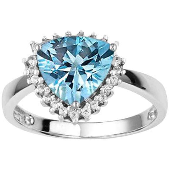 1.30 CT BABY SWISS BLUE TOPAZ SILVER RING
