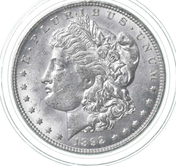 1892-O Morgan Silver Dollar