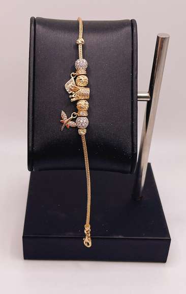 14kt Solid Yellow Gold Bracelet
