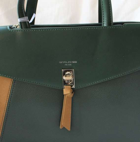 New Arrival Two Tone Color Hand Bag By David Jones