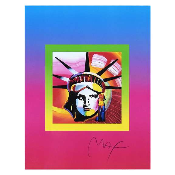 Liberty Head on Blends Ver II by Peter Max