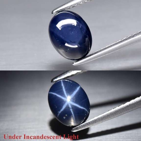 Stunning 2.13ct royal blue Star Sapphire