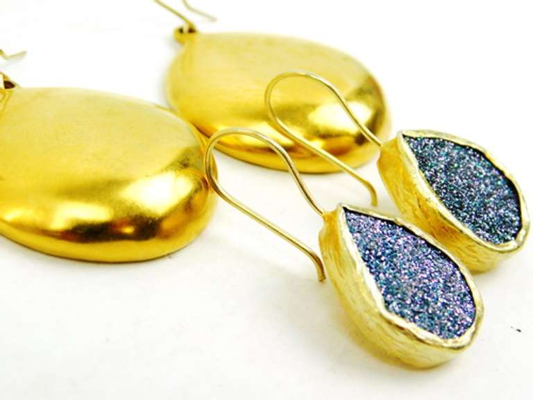 2 Pairs of Fine Contemporary Earrings