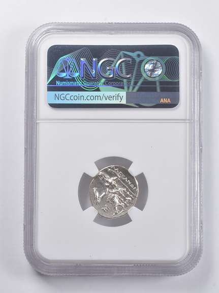 AU 336-323 BC Kingdom Of Macedon AR Drachm Alexander III NGC Ancients