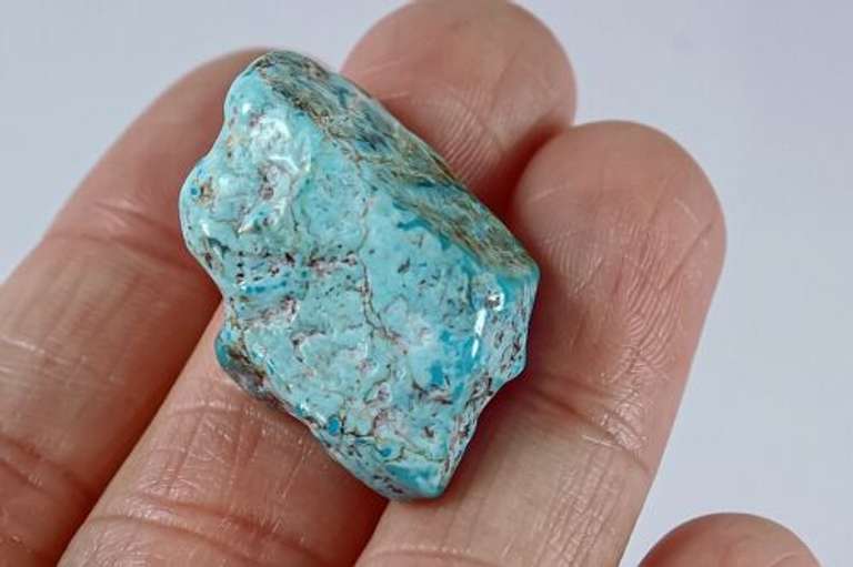 29.4ct uncut natural blue Turquoise
