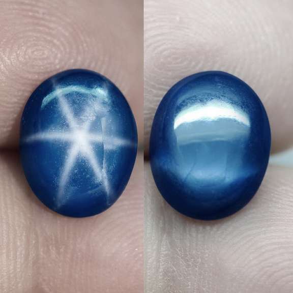 Excellent 5.02ct royal blue Star Sapphire