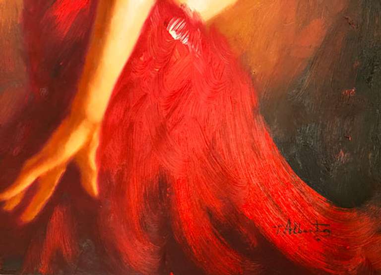 ONE OF A KIND BEAUTIFUL PAINTING ON CANVAS