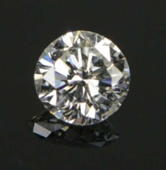 GIA 0.43 Ct Round Brilliant Cut F Color VVS2 Clarity Diamond