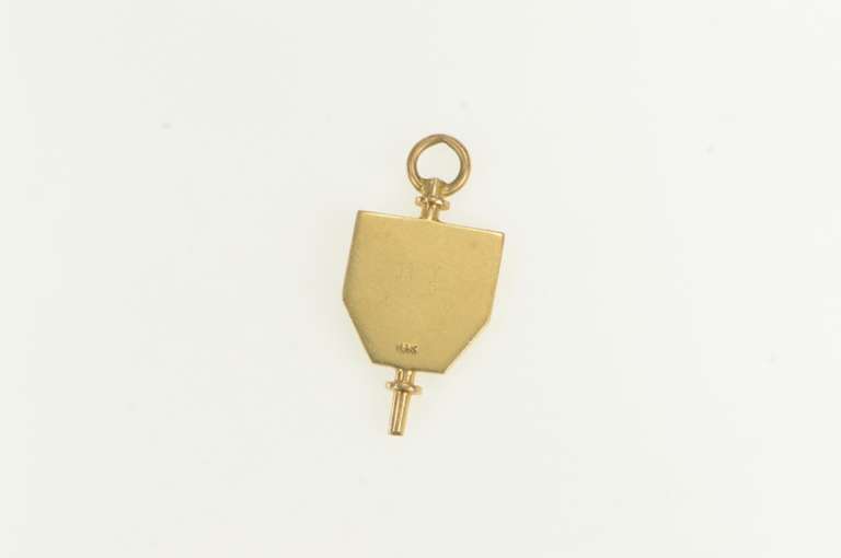 14K Yellow Gold NYU New York University Insignia Vintage Charm/Pendant