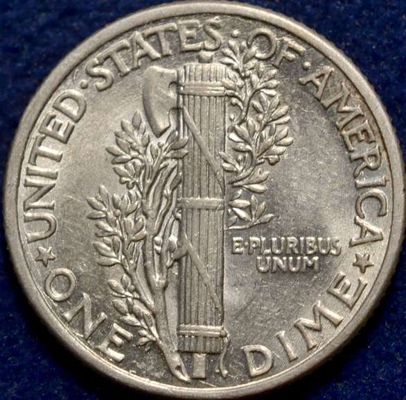 1940 Mercury Dime BU