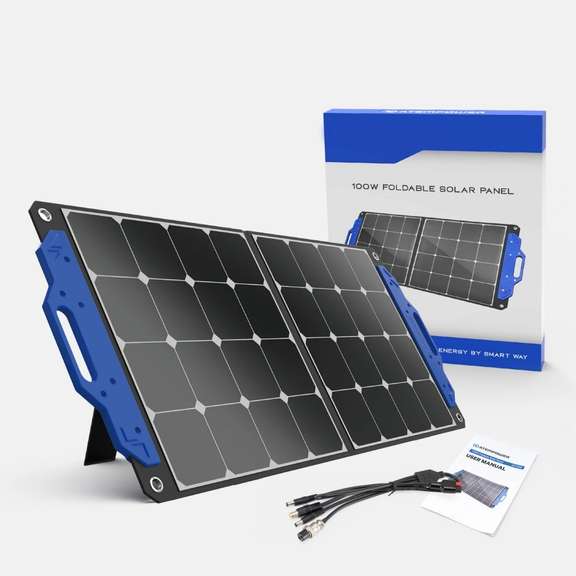 100W Portable Solar Panel Monocrystalline Solar Cells