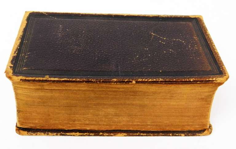 1870 Antique Leather Book of Common Prayer