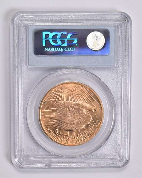 MS64 1922 $20 Saint-Gaudens Gold Double Eagle PCGS