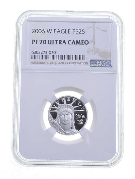 PF70 UCAM 2006-W $25 American Platinum Eagle - Graded NGC