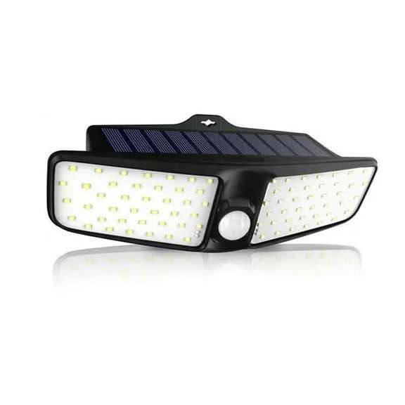80 LED Solar Wall Lights Outdoor Security Lighting