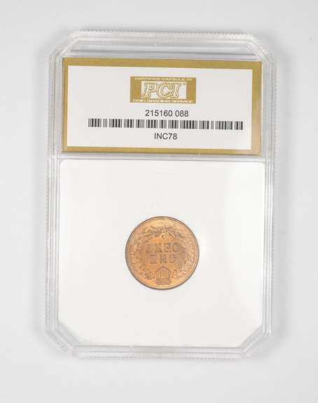 MS65 Red 1878 Indian Head Cent - Graded PCI