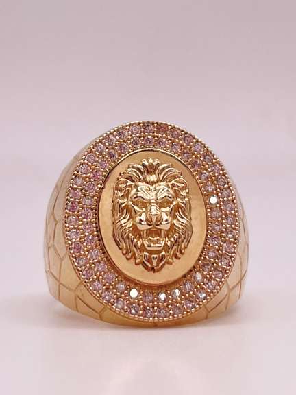 14kt Solid Yellow Gold Men's Ring