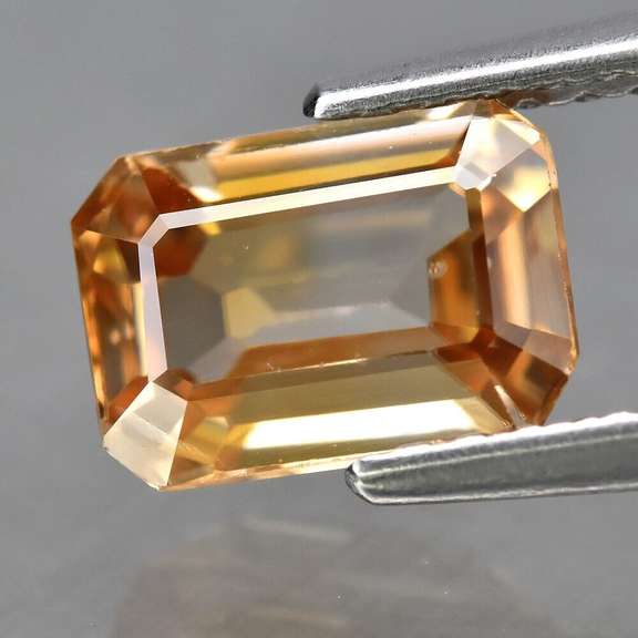 Tremendous 1.70ct golden Tanzanian Zircon