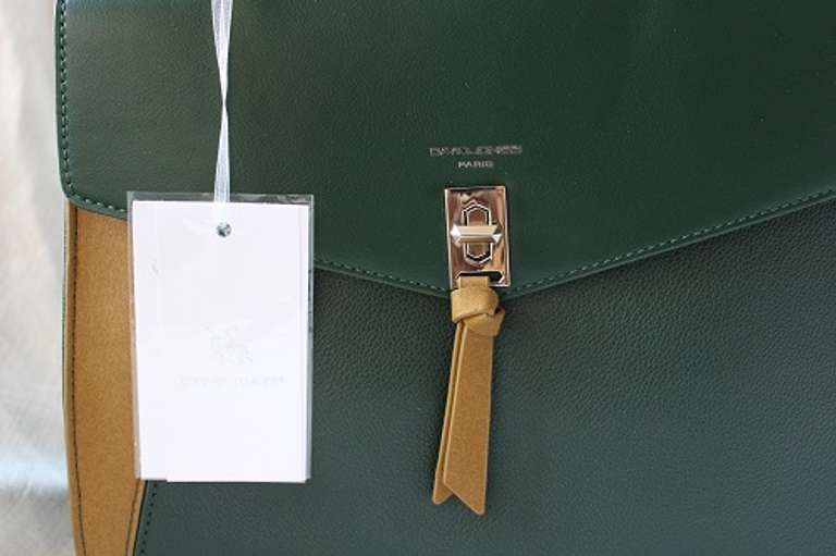 New Arrival Two Tone Color Hand Bag By David Jones