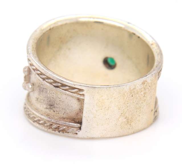 925 Sterling Silver Claddagh Wide Band