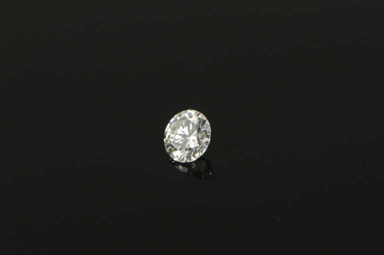 GIA 0.49 Ct Round Brilliant Cut G Color SI2 Clarity Diamond