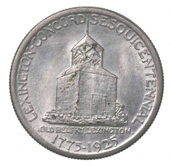 1925 Lexington-Concord Commem. Half Dollar IOriginal Distribution Case