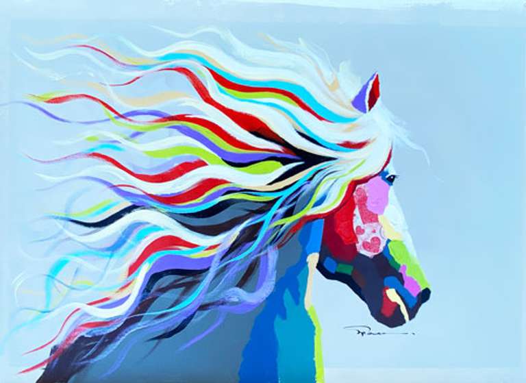 UNIQUE BEAUTIFUL PAINTING ON CANVAS