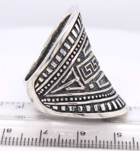 Giani Inspiations Athena Geek Ornaments Oxidized Long Ring