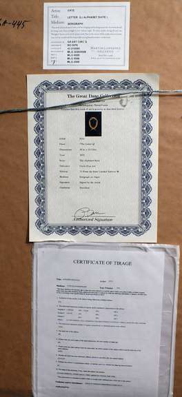 Erte, Original Serigraph hand signed by the artist. Very rare limited edition