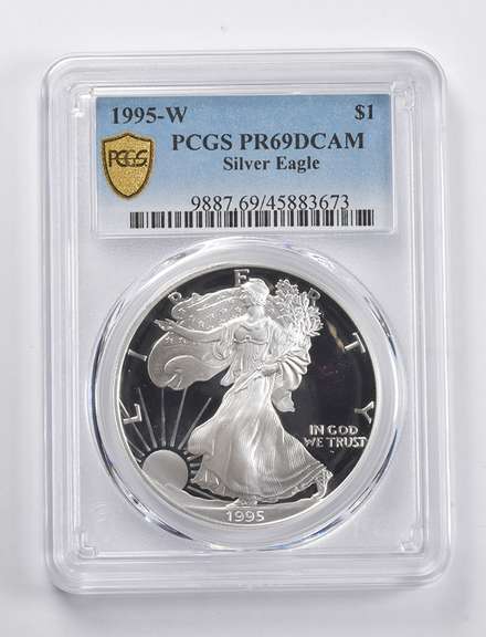 PR69 DCAM 1995-W American Silver Eagle PCGS