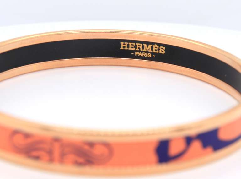 Hermes Enamel Bangle