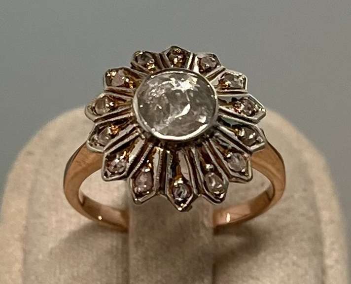 14kt Rose Gold & 1.0 CTW Diamond Ring