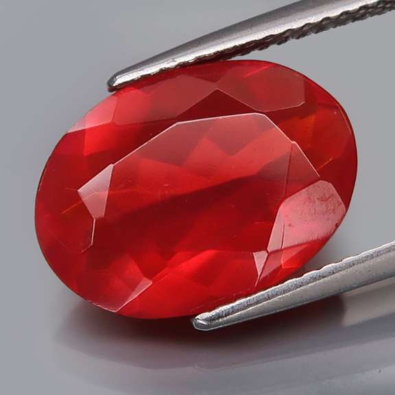 Phenomenal 3.45ct blood orange Fire Opal